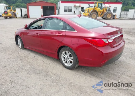 2014 Hyundai Sonata Gls z USA, uszkodzony, nr VIN 5NPEB4AC9EH851949